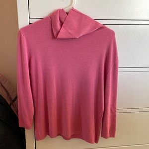 Pink Turtleneck